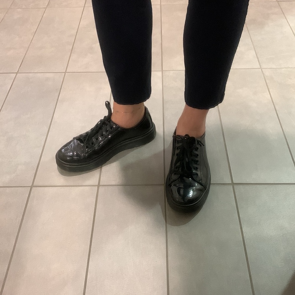 Dr Martens Spin Black Patent Sneakers - Picture 8 of 8
